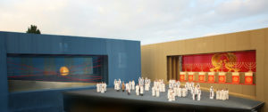 scénographie en extérieur, NABUCCO, Mecklenburgisches Saatstheather Schwerin 2014
