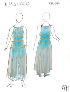 Costumes esquisses, NABUCCO, Mecklenburgisches Saatstheather Schwerin 2014