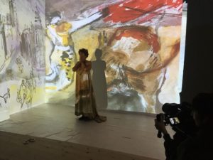 Lélo Liberté et Peinture, image de tournage du documentaire-fiction 2020