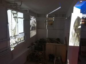Lélo Liberté et Peinture, image de tournage du documentaire-fiction 2020
