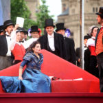 scénographie en extérieur, TRAVIATA, Mecklenburgisches Saatstheather Schwerin 2015